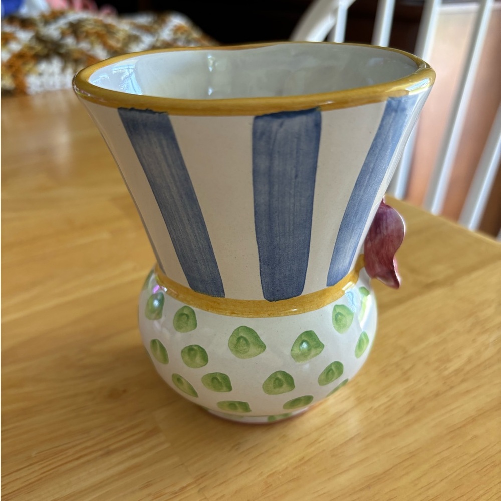 Mackenzie-Childs Posy Ceramic Mug - limited Mug Collectors Series - April - Picture 6 of 9